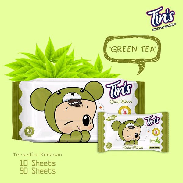 TIN'S BABY WIPES SPICED 50S/18BD(TISUE BASAH)