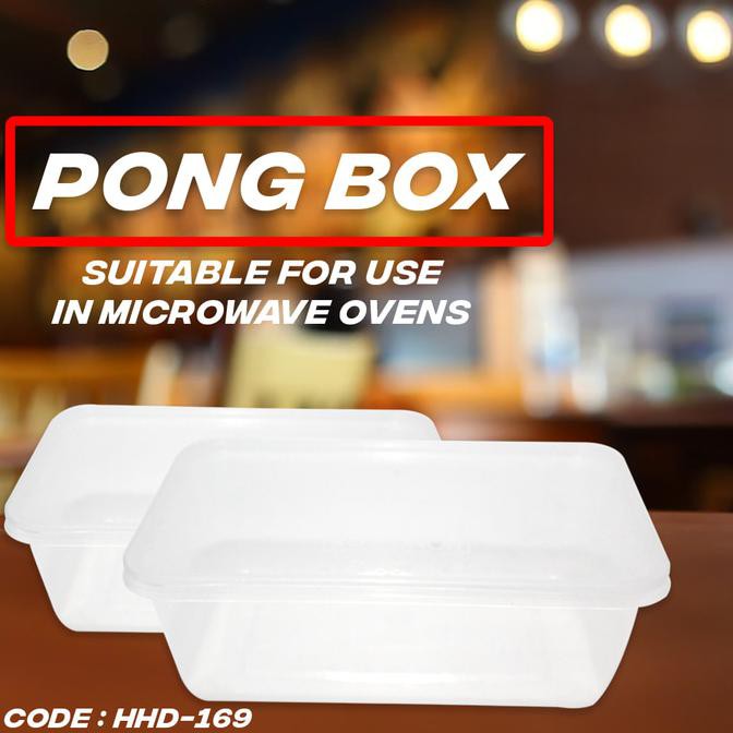 Thinwall Pong Box / Box Makanan 750Ml (Hhd-169)