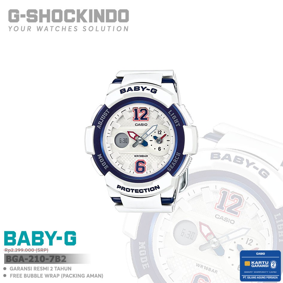 Casio Baby-G BGA-210-7B2 / BGA-210-7B2DR Original