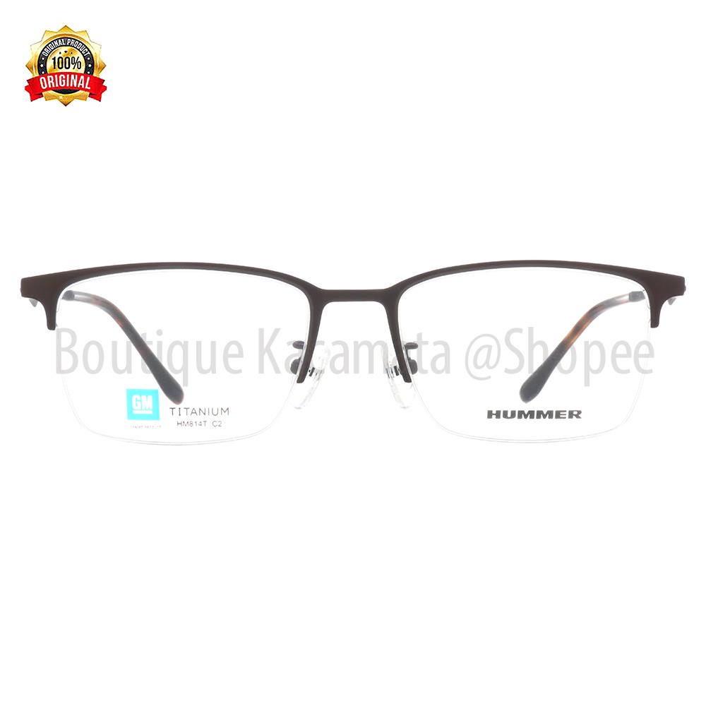Frame Kacamata Hummer Original Titanium HM814T-C2