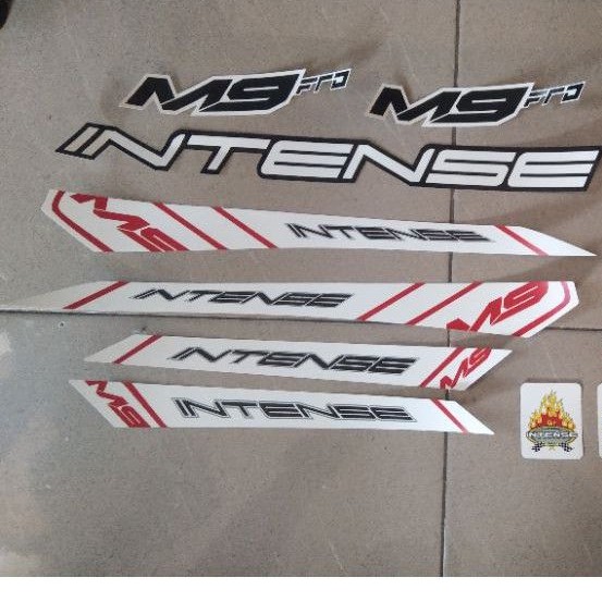 sticker decal frame MTB intense m9 fro