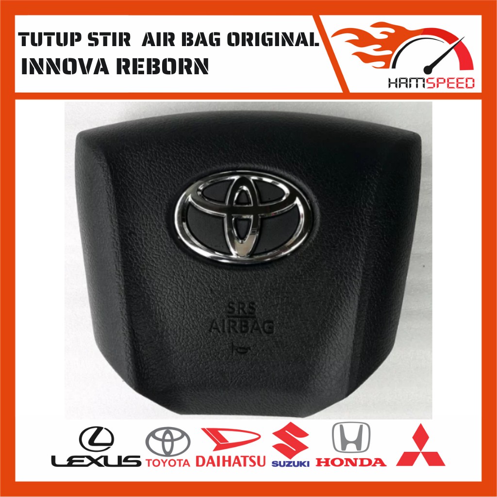 Berkualitas Cover Stir Air Bag Innova Reborn/Tutup Stir Innova Reborn/Cover Stir + Logo Innova