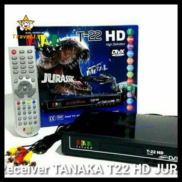Kamera & DroneTerbaru Receiver Parabola Tanaka T-22 Jurassic K5S Mpeg4 Full HD Suport USB Wifi
