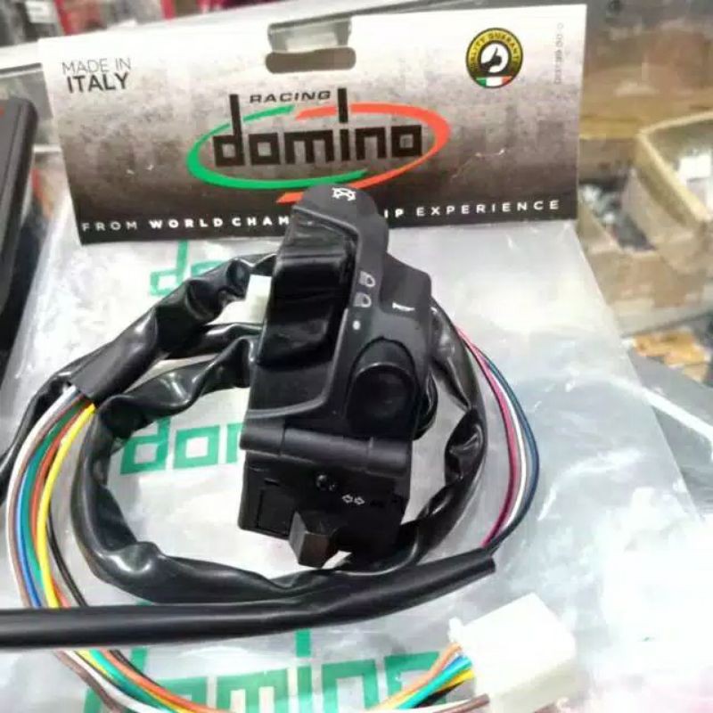 Holder Saklar Set Kanan Kiri Domino Copy Ducati universal all motor masuk