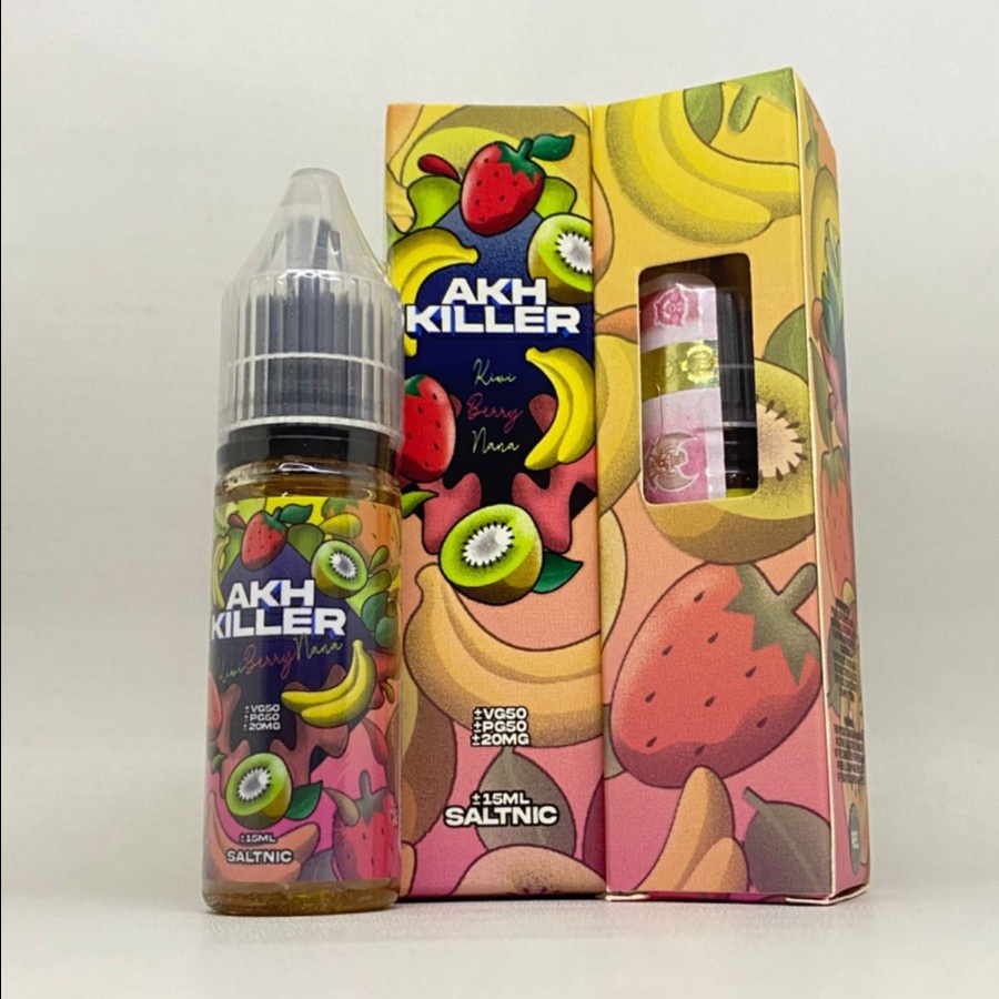 AKH KILLER SALTNIC STRAWBERRY BANANA KIWI 15ML 20MG AKH KILLER