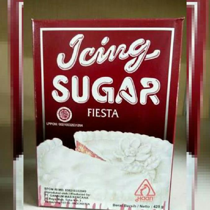 

Cuci Gudang Awal Tahun Icing Sugar merk Fiesta 425gram Big Sale