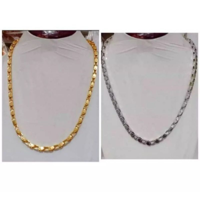 Kalung cowok titanium anti karat