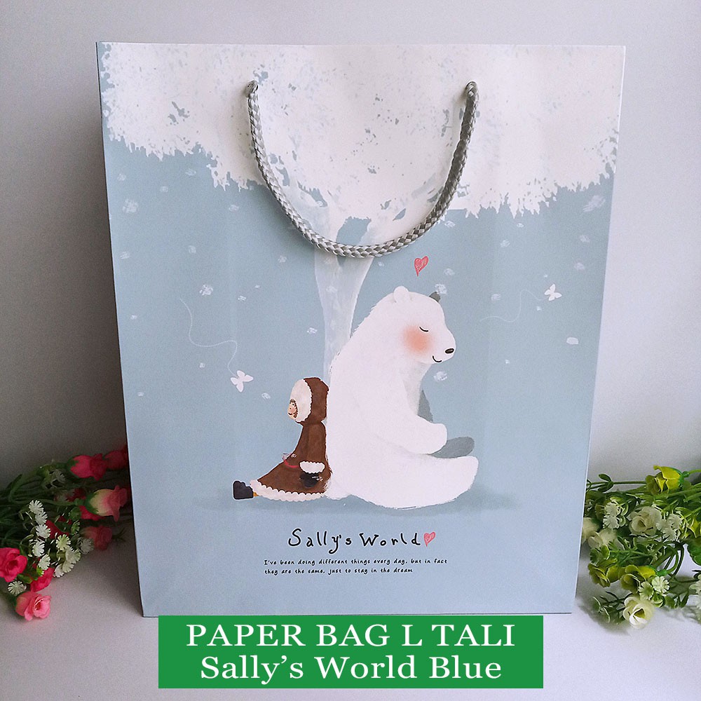 

Paper Bag Tali Motif / Tas Kertas Kado Serbaguna Ukuran L - CHARACTER