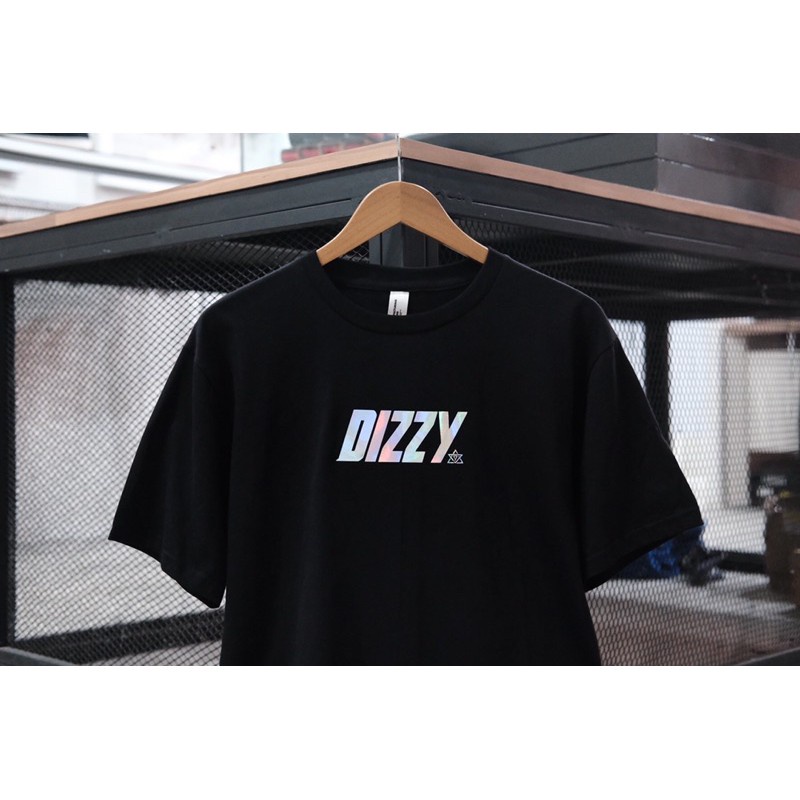 Dizzy Tshirt/Kaos Logo Hologram Black