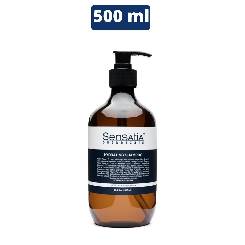 Sensatia Botanicals Hydrating Shampoo - 500mL / 16.9 fl.oz.