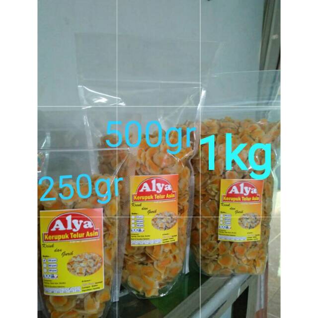 

PukLorSin (Kerupuk Telur Asin) Kemasan 250 gram