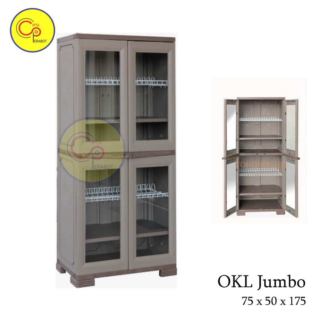 Lemari Dapur Sayur Rak Piring Olymplast OKL Jumbo Olymplast