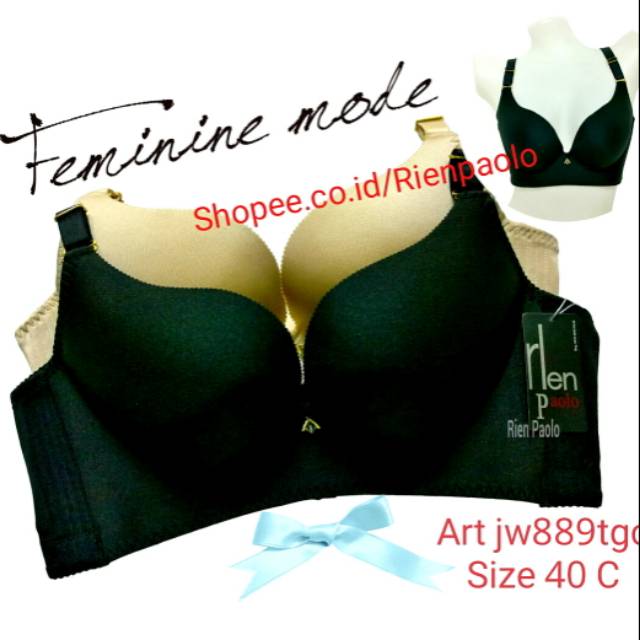 Bra Bh Wanita Jumbo Bh Fancy Rien Paolo Tanpa Kawat