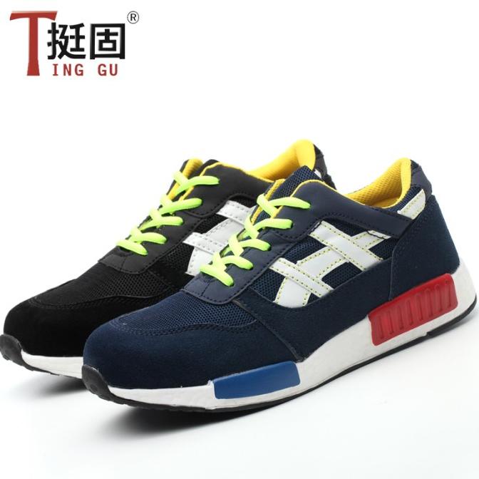 sepatu safety SPORTY ANTI PAKU import enteng SNEAKER SAFETY RINGAN