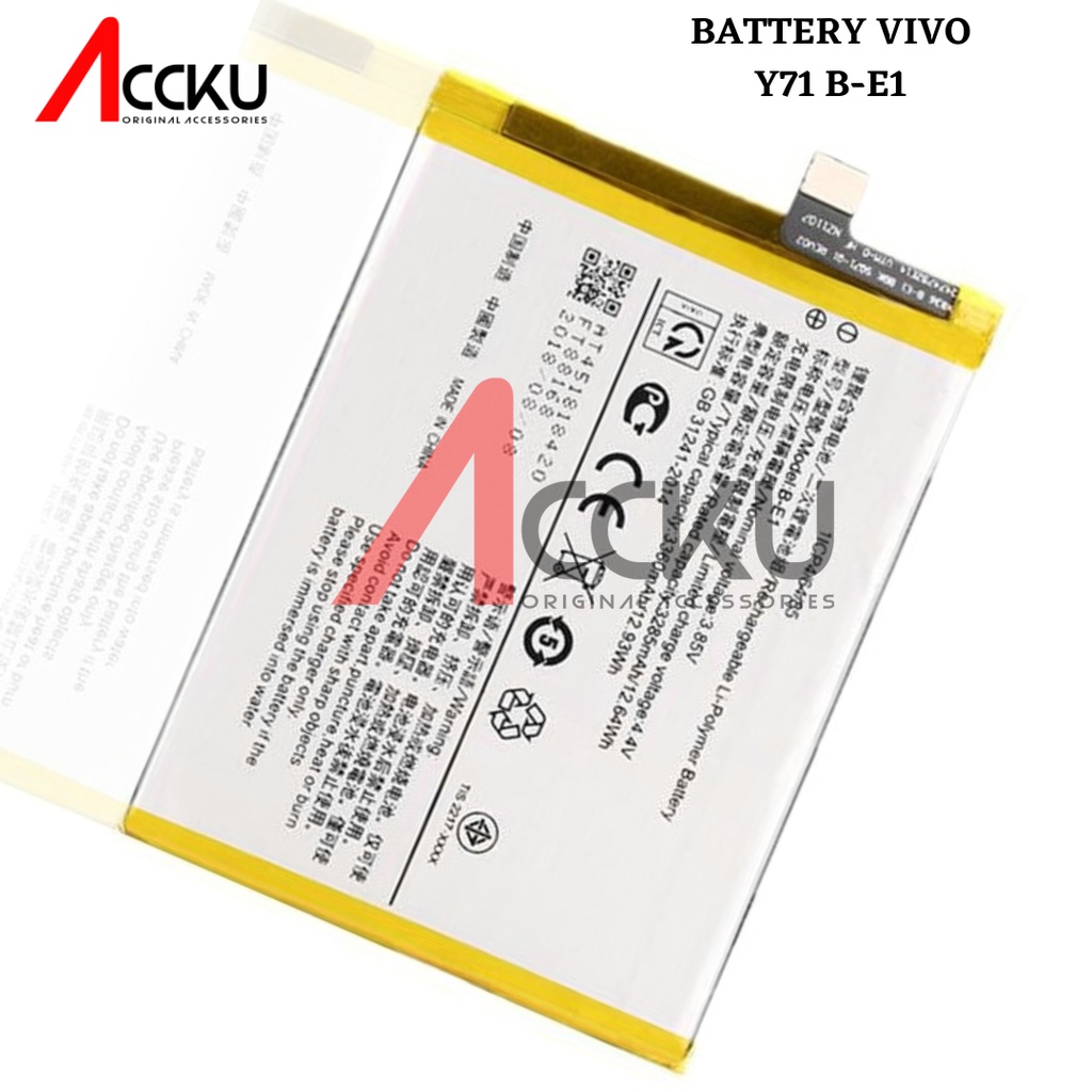 BATTERY VIVO Y71 BATERAI VIVO B-E1 Y71 ORIGINAL BE1