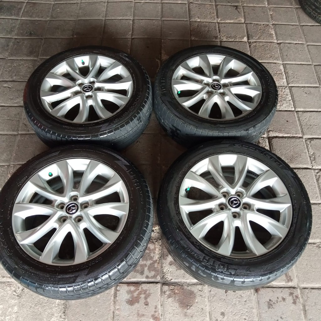 VELG MOBIL SECOND MAZDA CX5 R19 PCD 5X114 BAN TOYO 225/55R19 SEKEN