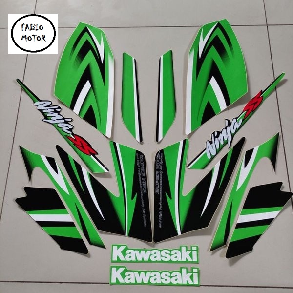 striping kawasaki ninja ss 2011 2012 hijau