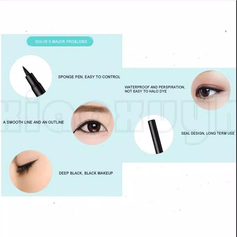 DNM Eyeliner Cair Tahan Lama Waterproof Pen/ DNM-el