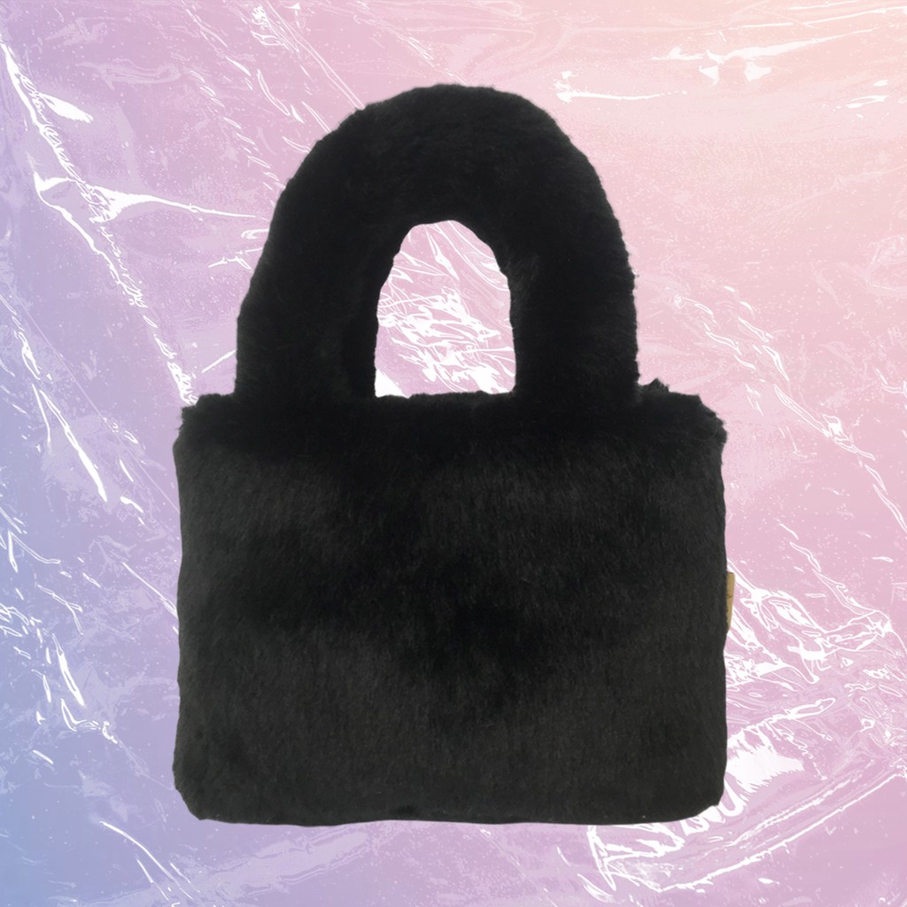 fluffy handle bag