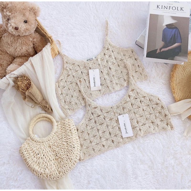 VEST ROMPI RAJUT IMPORT