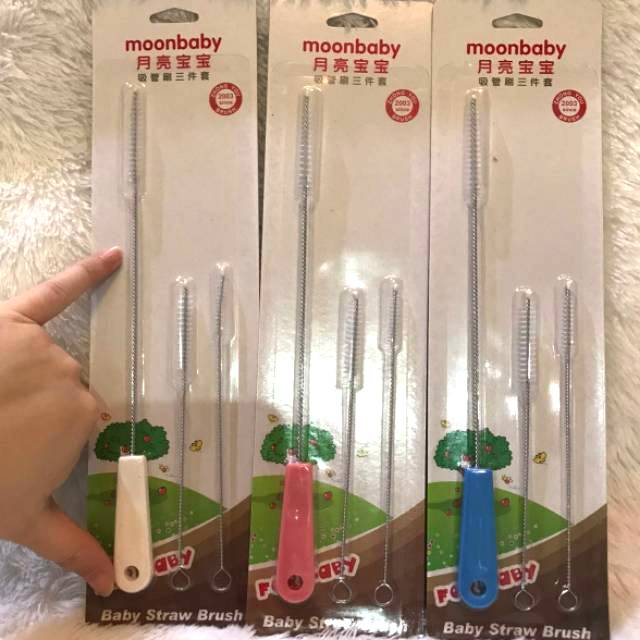 Sikat selang sedotan Lusty Bunny Kiddy Reliable isi 1 dan  3in1 / straw brush / sikat sedotan