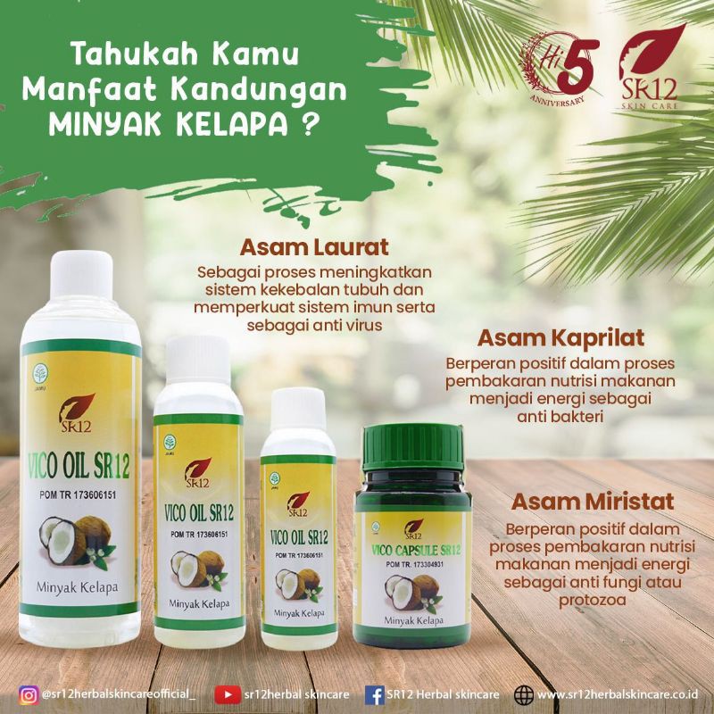 

TERLARIS!! SUPLEMEN BOOSTER ASI / VICO OIL SR12 / Minyak kelapa