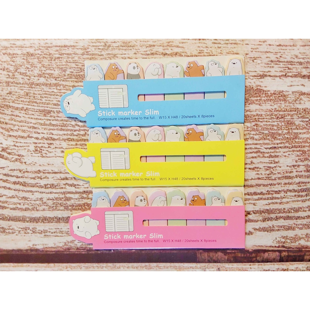 

STICKY NOTE FC 1047S GAMBAR BERUANG / STICKY NOTE 1047S / STICKY NOTE GAMBAR BERUANG