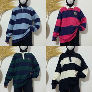 Thrift Rugby Shirt / Polo Shirt Rugby / Rugby by StrangersWhoThrift