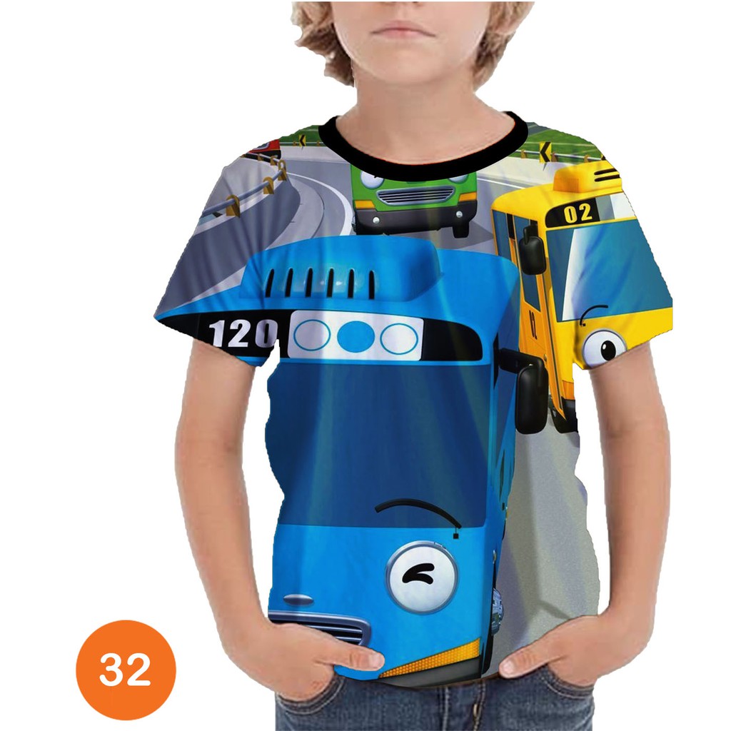 Baju Tayo the Little Bus Baju Anak Printing #32