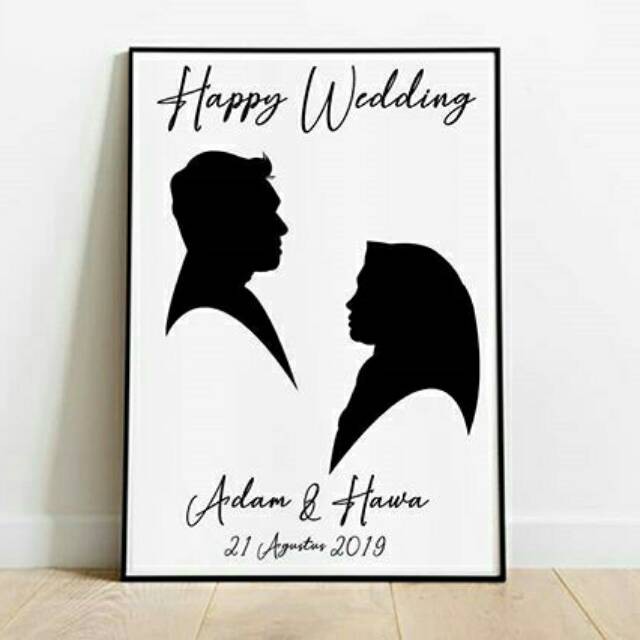 FOTO SILUET KADO NIKAHAN KADO ULANG TAHUN KADO ULTAH KADO WISUDA