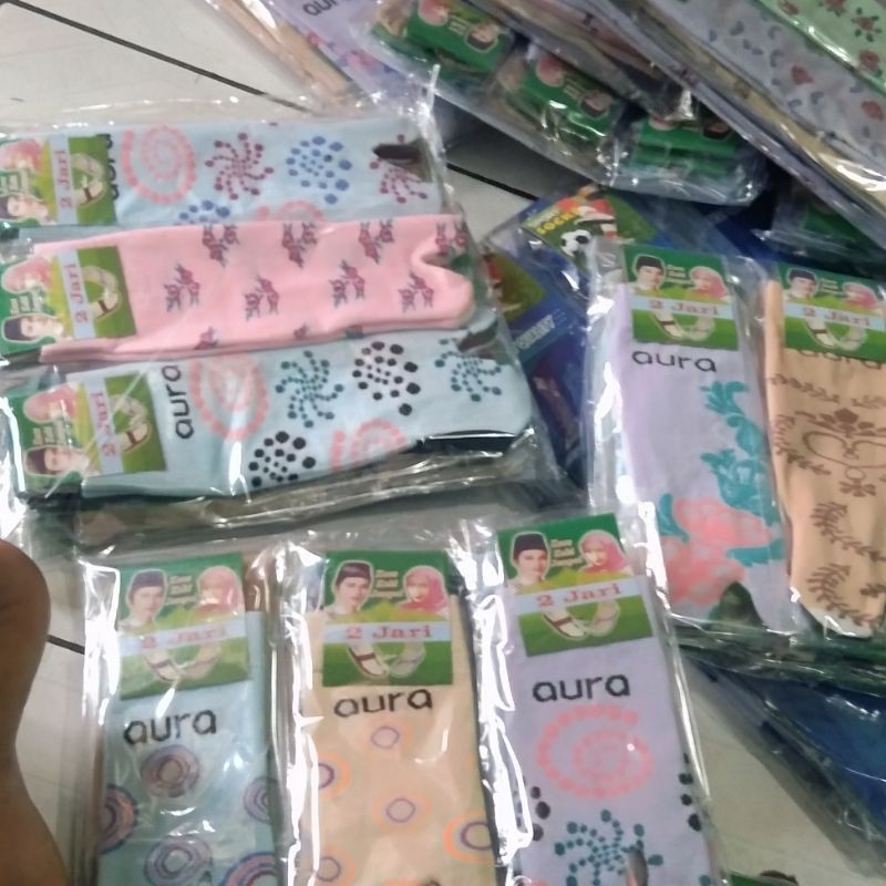 termurah kaos kaki jempol motif ( 3 pasang ) wanita dewasa bahan nilon super lembut