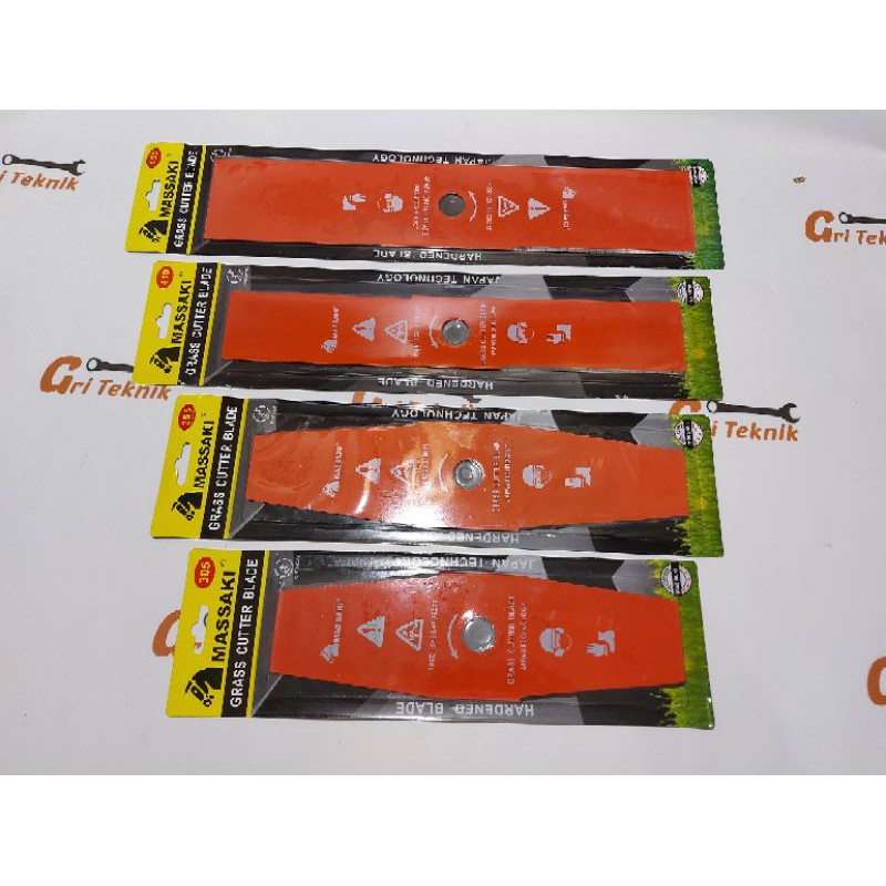 PISAU MESIN RUMPUT MASSAKI / MATA PISAU RUMPUT / MATA PISAU RUMPUT GENDONG / GRASS CUTTER BLADE