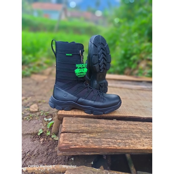 SEPATU PDL KULIT ASLI MODEL NINJA NIKE SOLE KARET TITANS