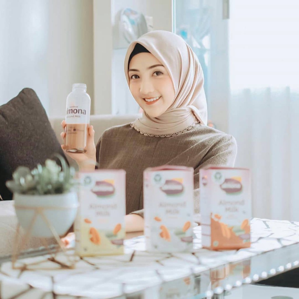 ALMONA ALMOND MILK POWDER ASI BOOSTER | PELANCAR ASI DAUN KATUK FIBER