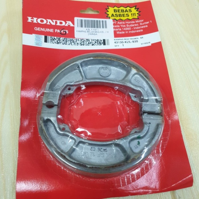 ORIGINAL AHM KAMPAS REM BELAKANG TROMOL HONDA VARIO 110 VARIO 125 VARIO 150 BEAT SPACY SCOOPY