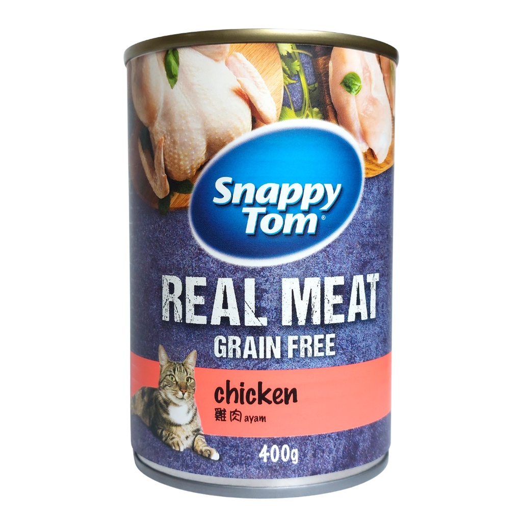 Snappy Tom Makanan Kucing / Kaleng 400 gram / Wet Food