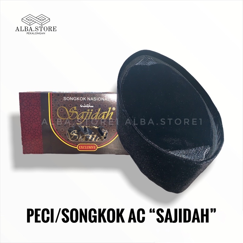 Peci/Songkok AC merk Sajidah/ Peci Sajidah/Songkok Sajidah/Peci AC/Songkok AC