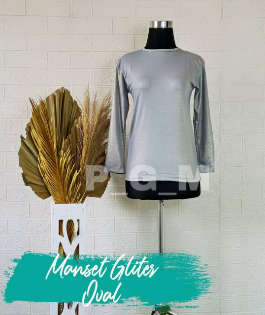 BAJU MANSET GLITER OVAL MANSET DALEMAN KEBAYA INNER KEBAYA BISA COD