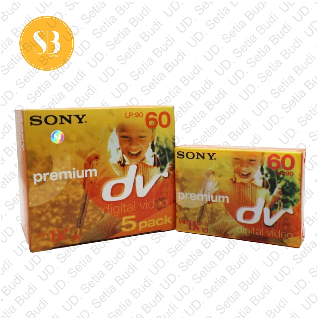 Mini DV Sony Premium 60 Menit Digital Video Cassette Kaset Perekam Handycam Camcorder