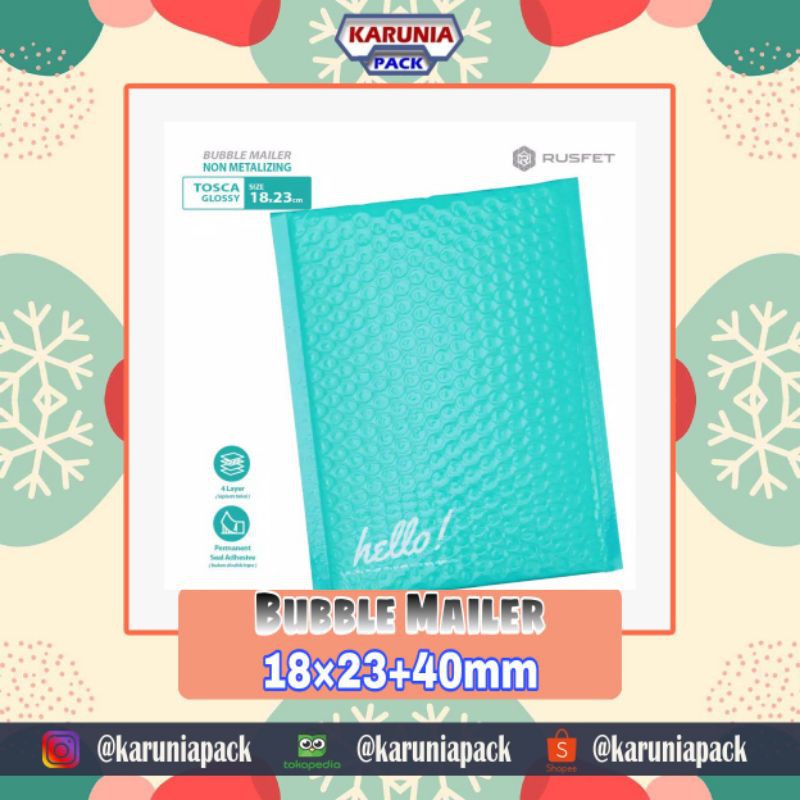 

Amplop Bubble | Bubble Mailer 18×23+40mm