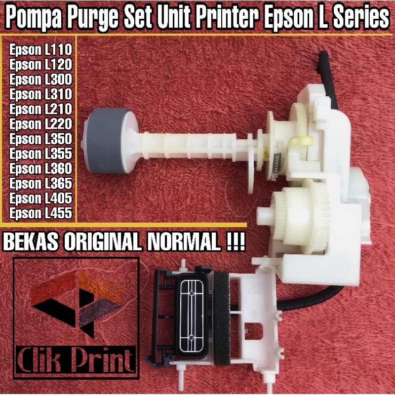 Pompa Purge Unit Printer Bekas Epson L110 L120 L300 L310 L210 L220 L350 L355 L360 L365 L405 L455 DLL