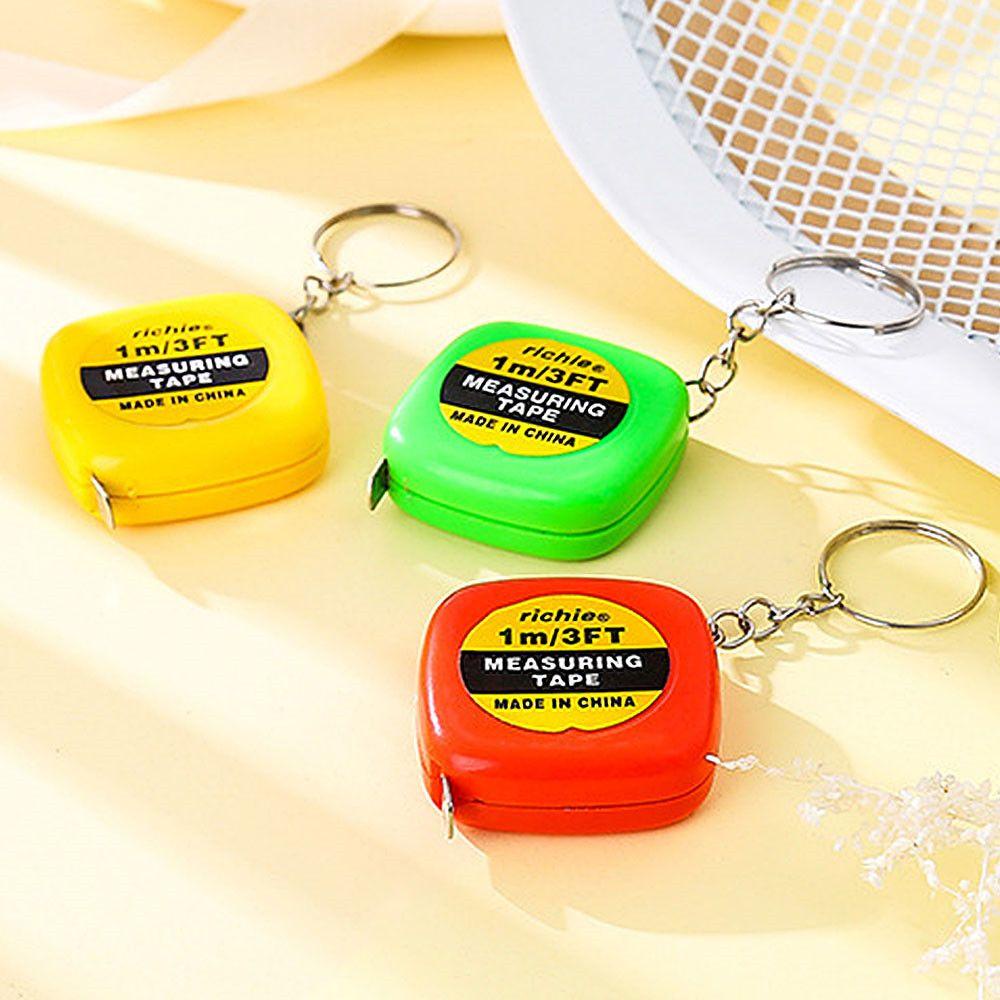 Solighter Penggaris Teleskopik Otomatis Multicolor Anak Penggaris Tinggi Badan Portable Gambar Roll Tape