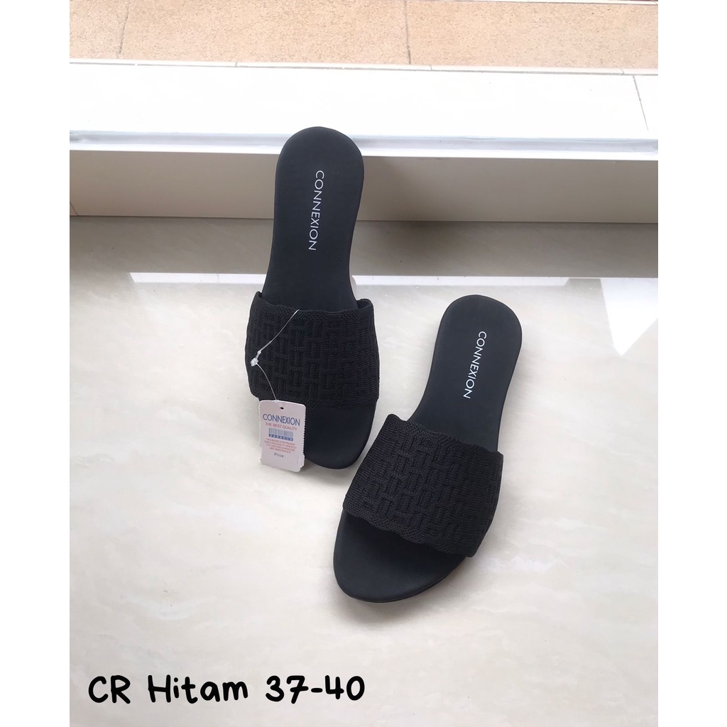 7.7 SALE SANDAL CR SLOP CONNEXTION RAJUT SANDAL SLOP WANITA