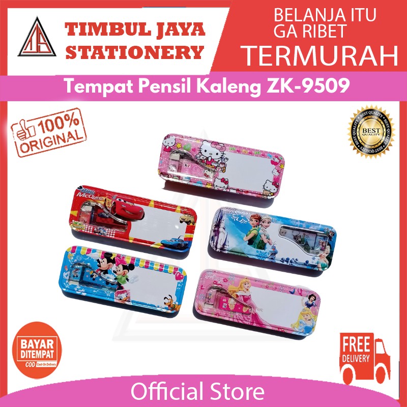 

Tempat pensil kaleng anak karakter motif lucu & aesthetic isi whiteboard/papan tulis kecil disney 9509