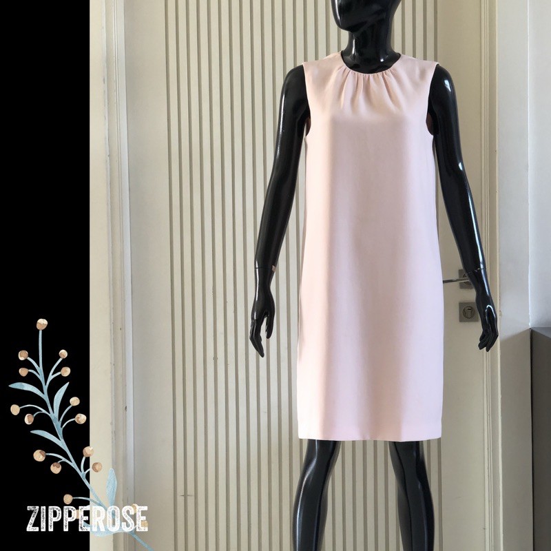 ZARA Babypink Loose Dress - Dress lurus longgar #0190