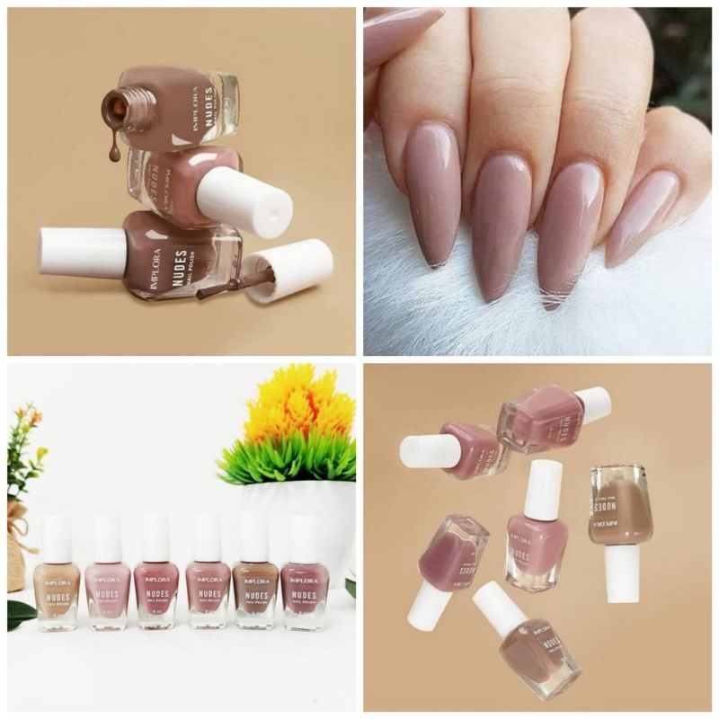 ❤Miss.Vinka❤ [Bisa ECER/BOX] #PART2 Nail Polish Implora Kutek Nude / Red / Clear / Cat Kuku