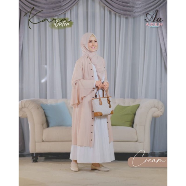 OUTER LONG KARA OUTER BY ADEN HIJAB