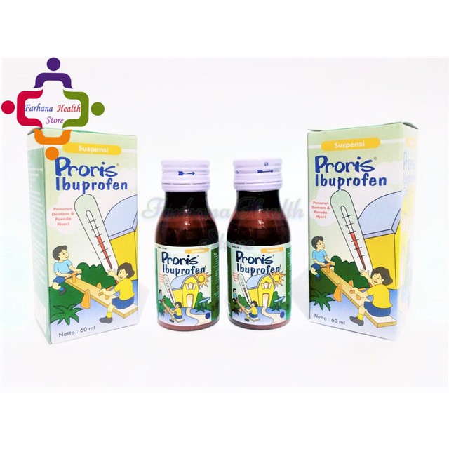 Original Proris Syrup 60 ml / Untuk Demam & Nyeri Anak