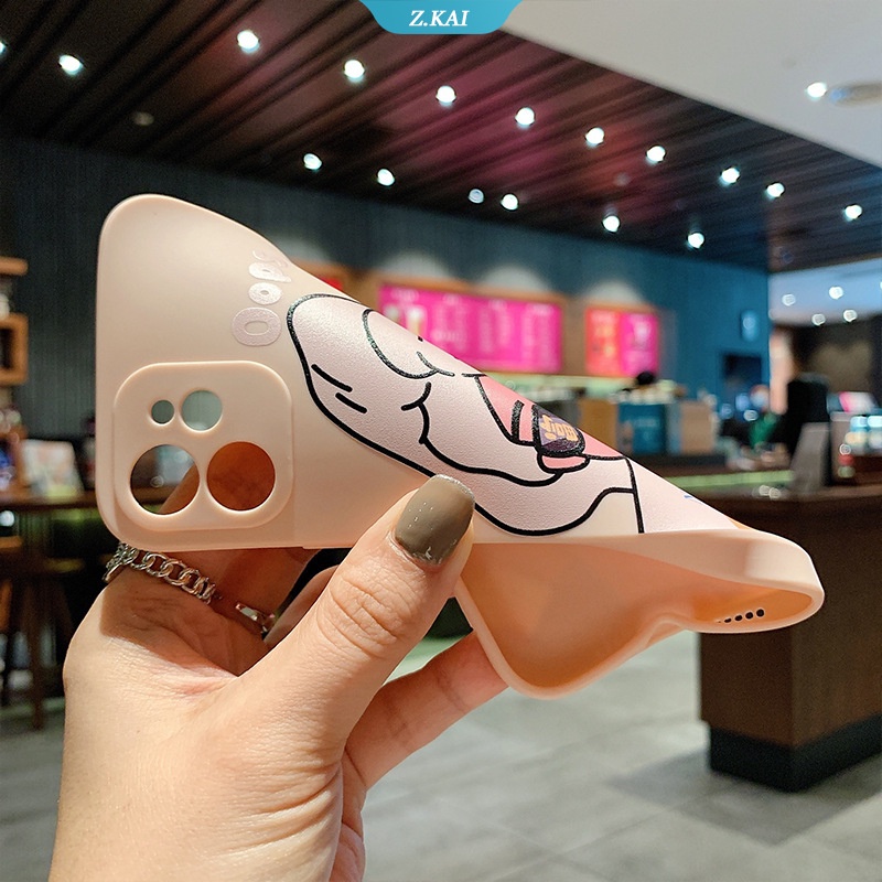 Soft Case Silikon Shockproof Motif Boneka Kartun Untuk iPhone 13 12 6 7 8 Plus 11 Pro MAX