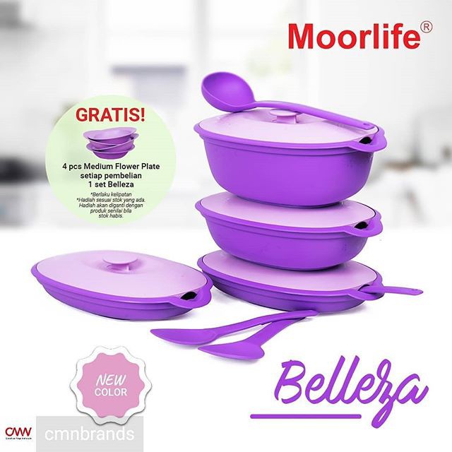 WADAH SAJI MAKANAN BELLEZA MOORLIFE